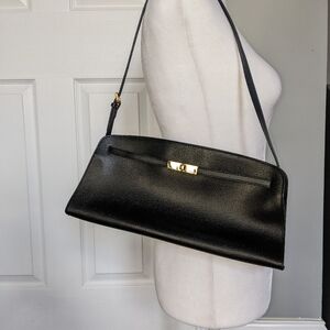 Vintage Furla Leather Black Bag